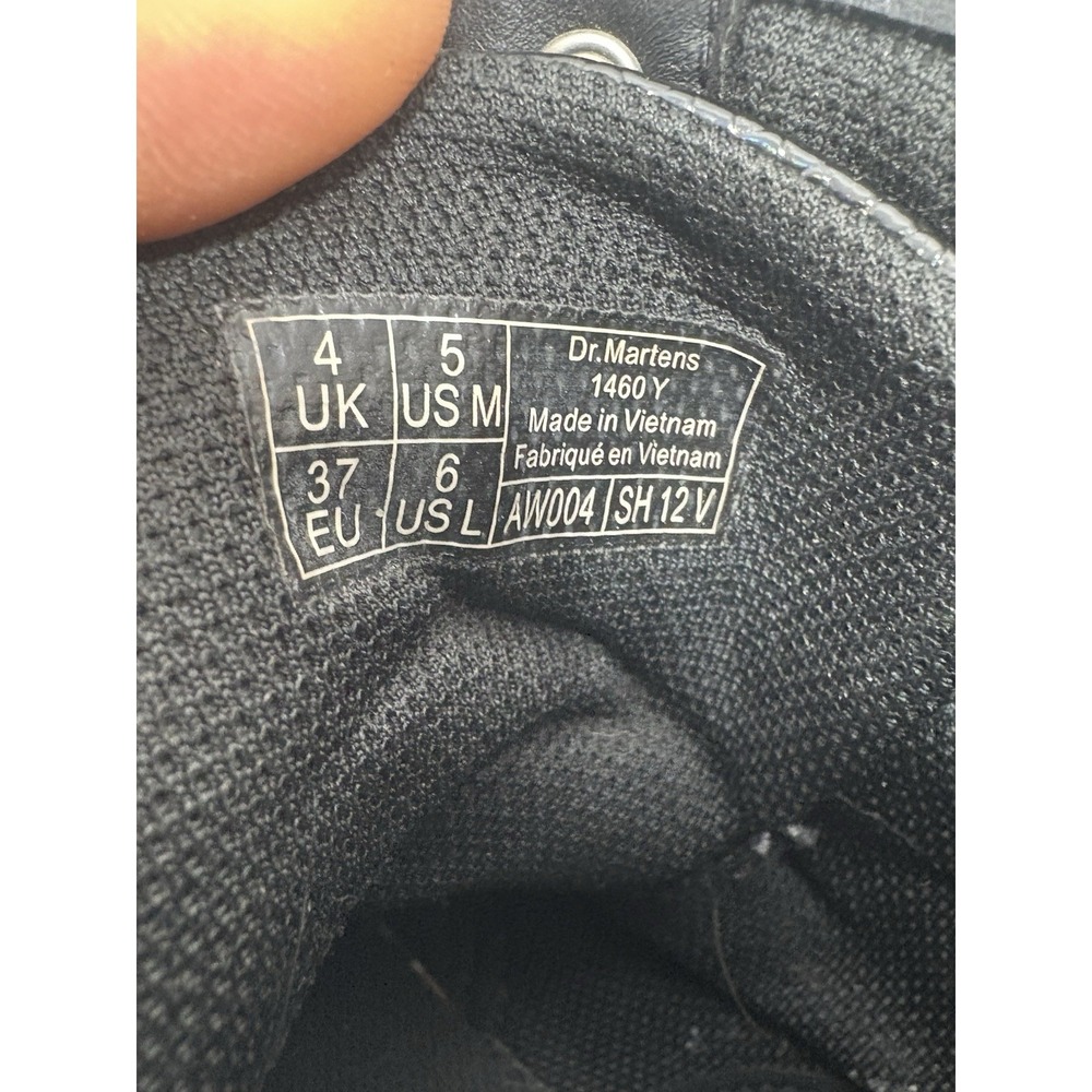 Doc Martens Pascal Black Snake Python Print Leath… - image 6